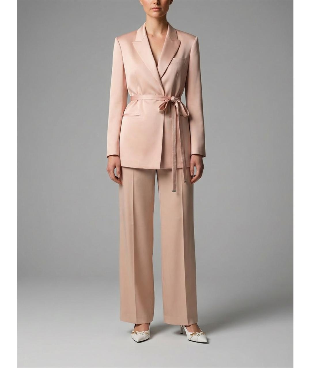 PINKO Розовый ацетатный жакет/пиджак, фото 3