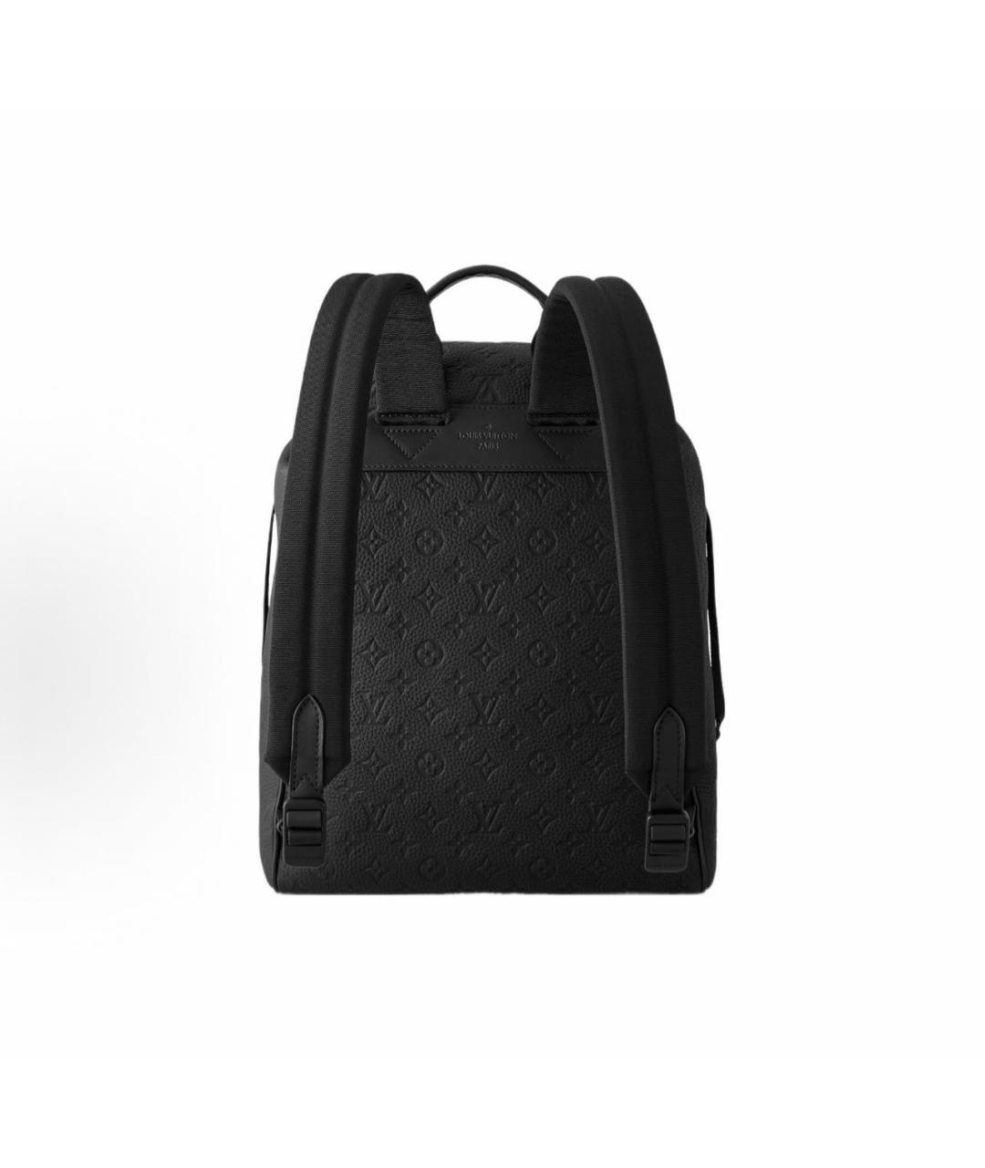 LOUIS VUITTON Черный кожаный рюкзак, фото 3