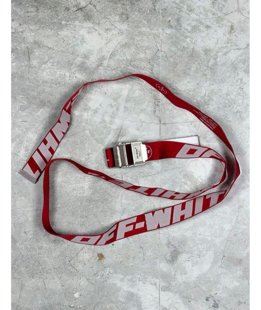 OFF-WHITE Красный ремень, фото 4