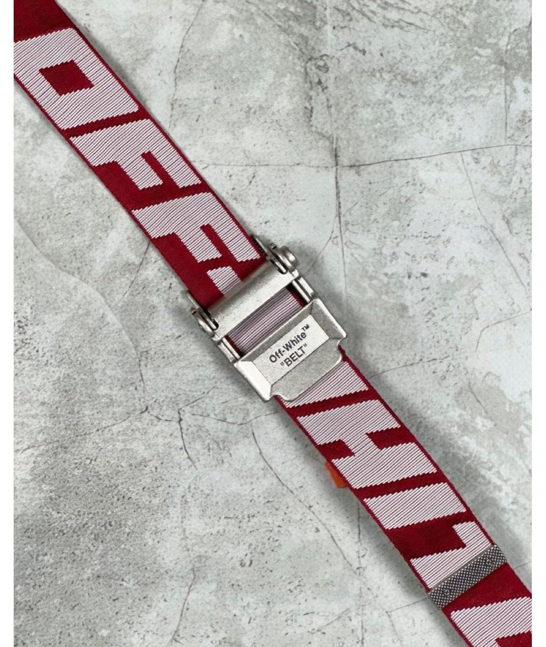 OFF-WHITE Красный ремень, фото 2