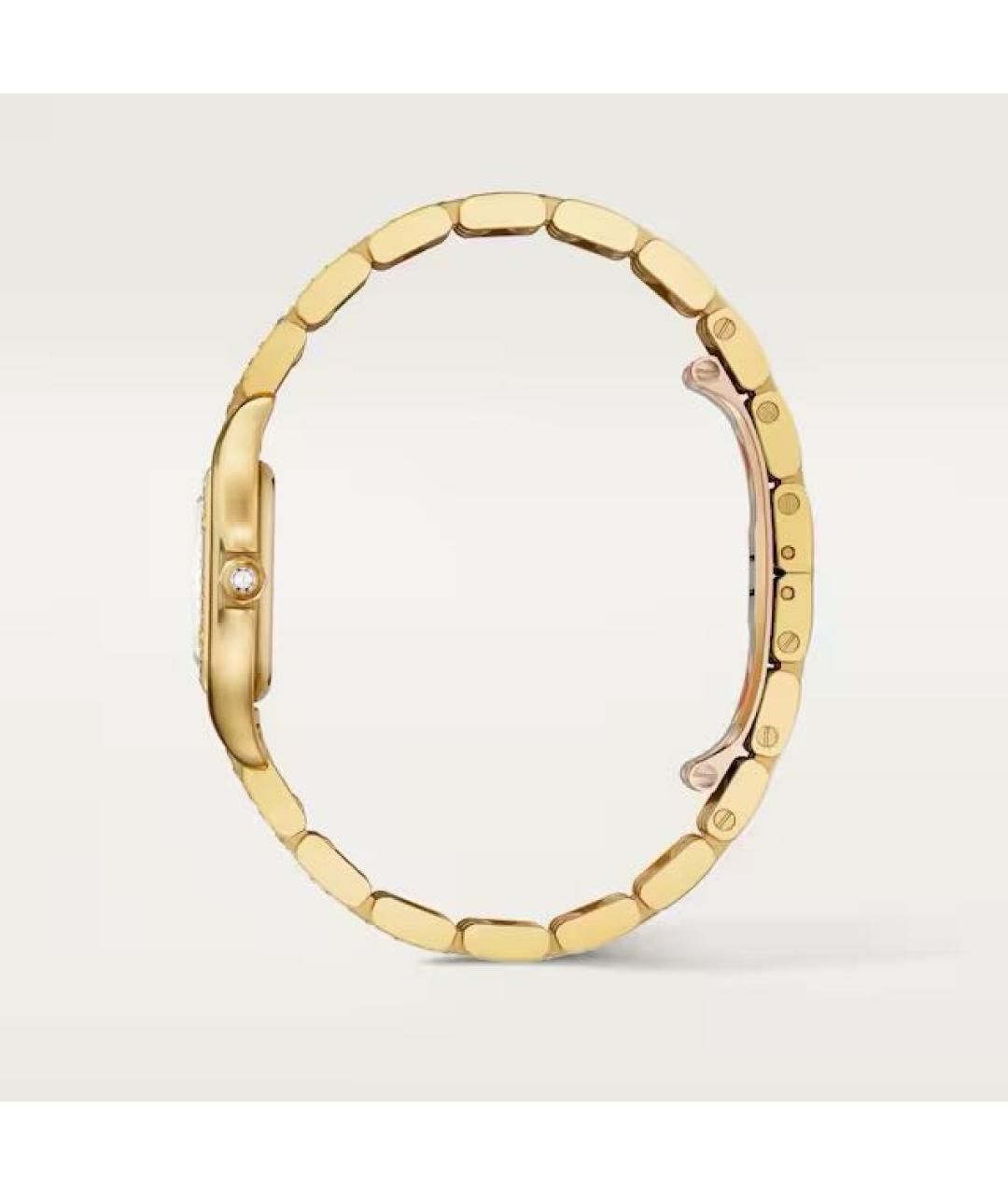CARTIER Золотые часы из желтого золота, фото 4