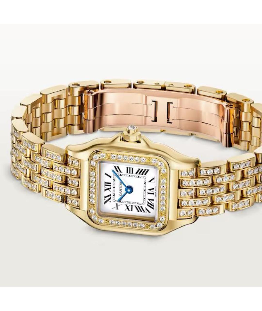 CARTIER Золотые часы из желтого золота, фото 6