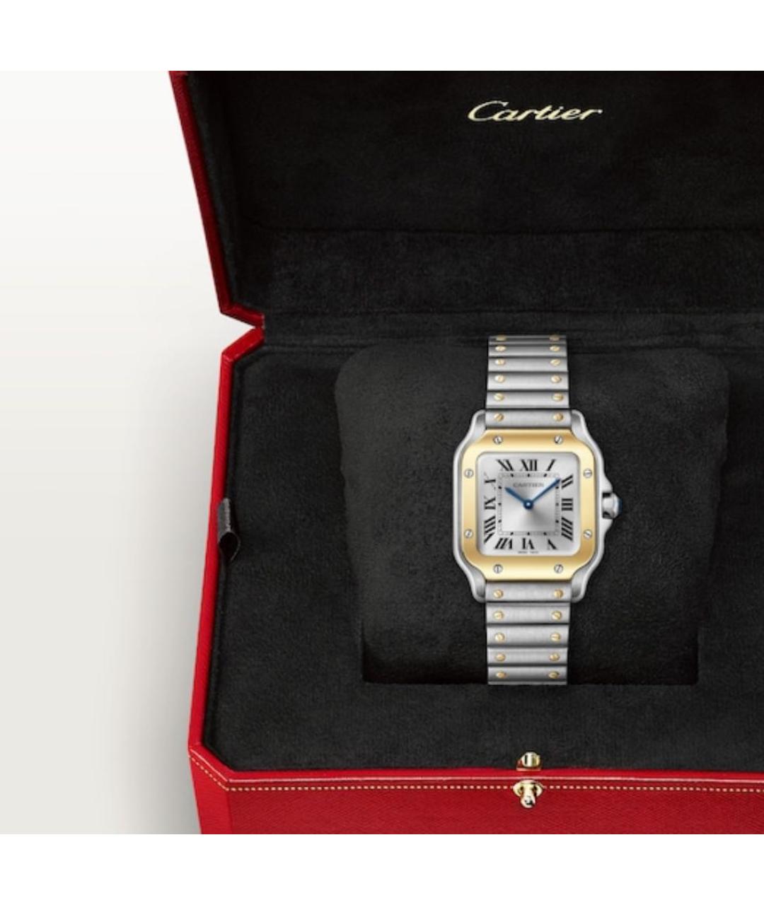 CARTIER Серебряные часы, фото 7