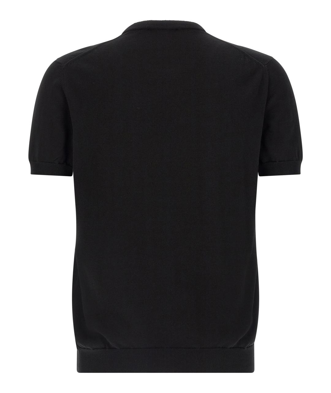 ZANONE Черный хлопковый джемпер / свитер, фото 2