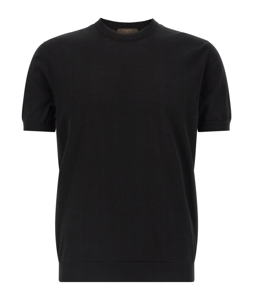 ZANONE Черный хлопковый джемпер / свитер, фото 1