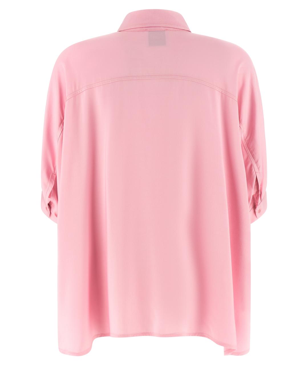 NUDE Розовая вискозная рубашка, фото 2