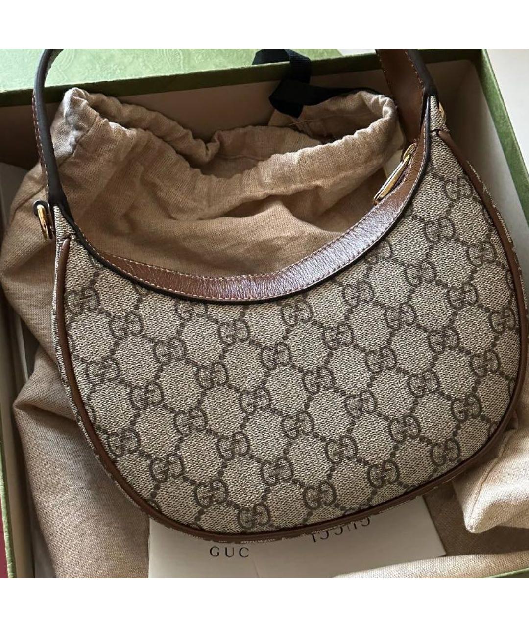 GUCCI Бежевая сумка через плечо, фото 5