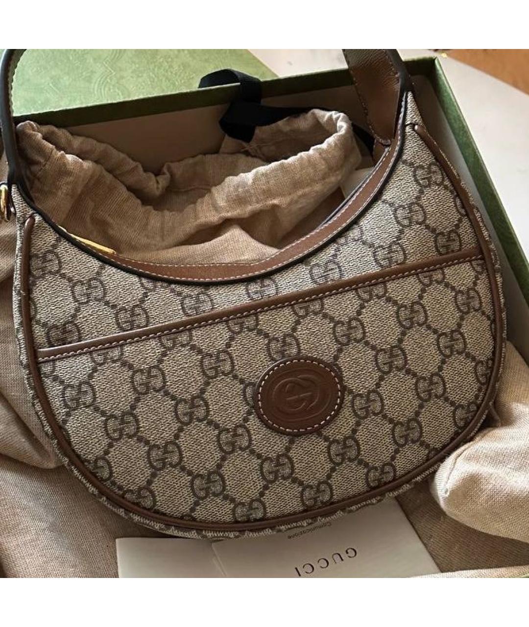 GUCCI Бежевая сумка через плечо, фото 4