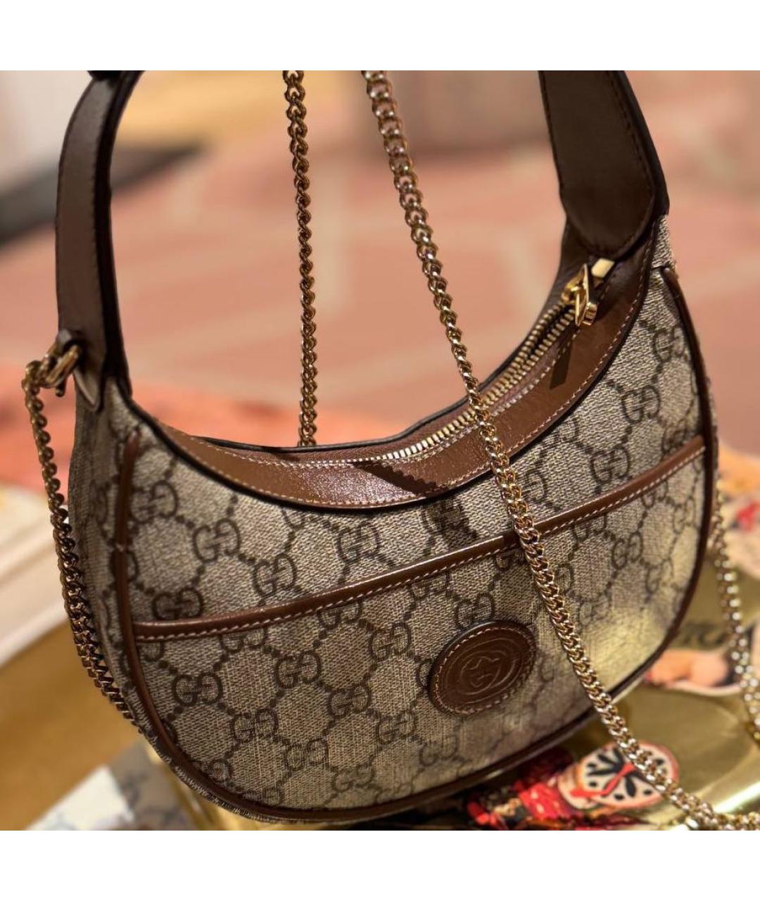 GUCCI Бежевая сумка через плечо, фото 2