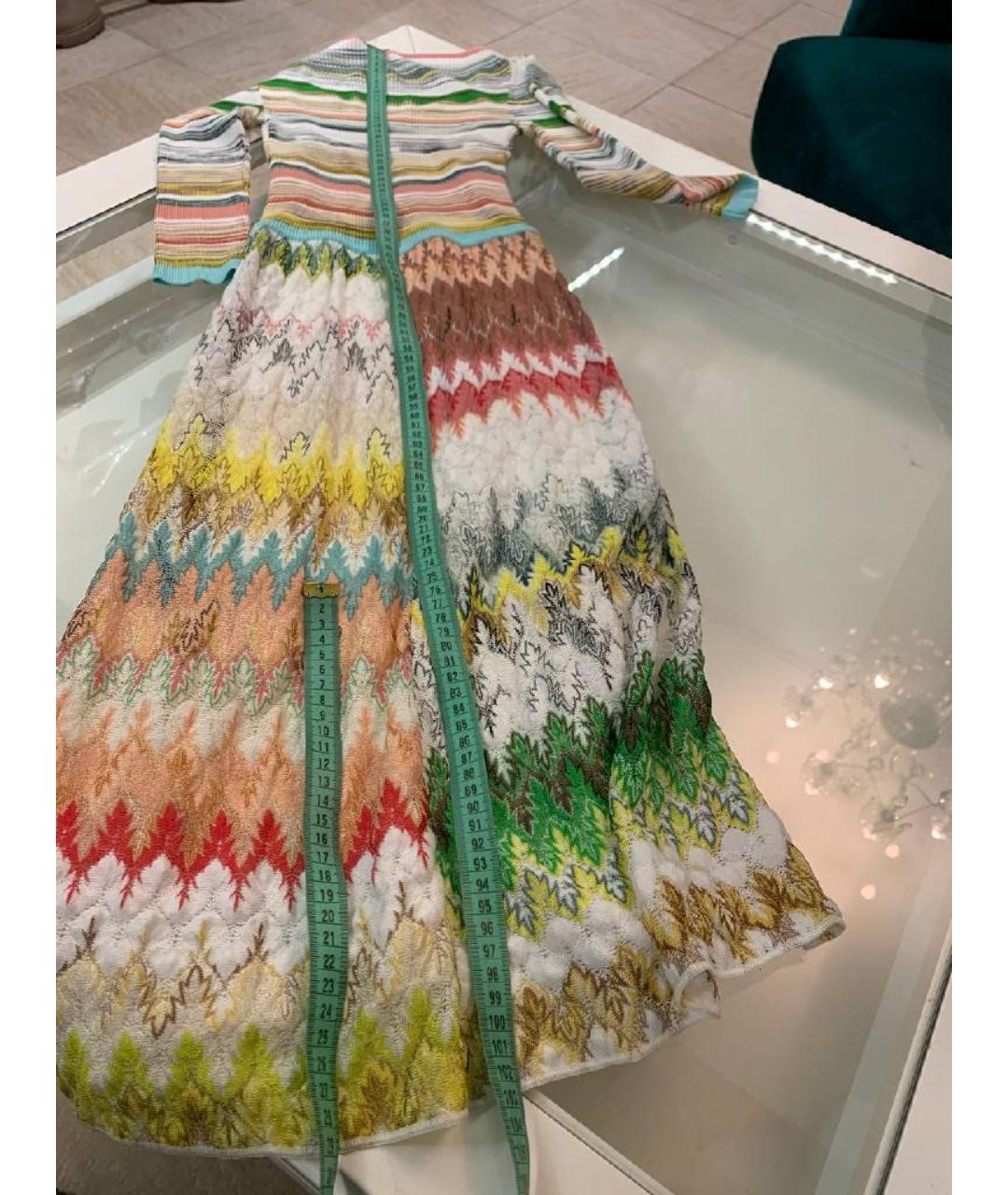 MISSONI Мульти вискозное коктейльное платье, фото 7