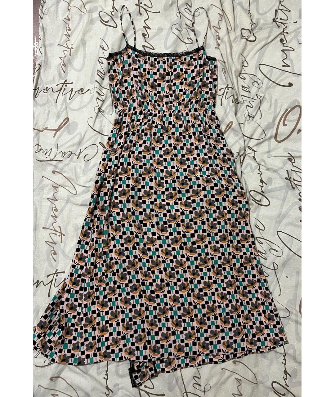 PRADA Мульти шелковый сарафан, фото 2