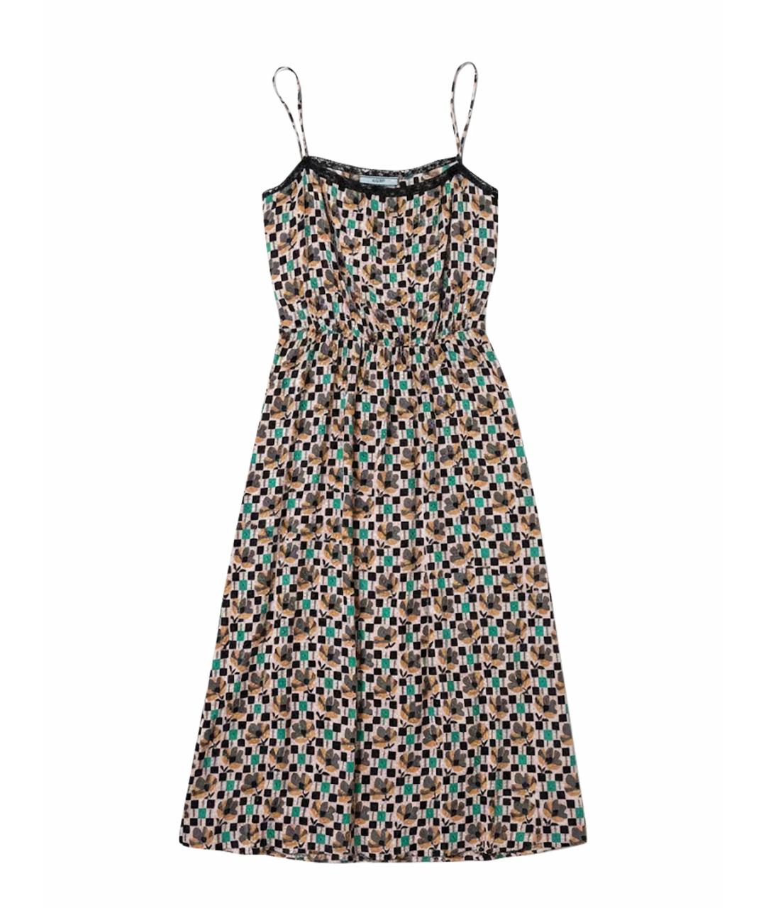 PRADA Мульти шелковый сарафан, фото 1