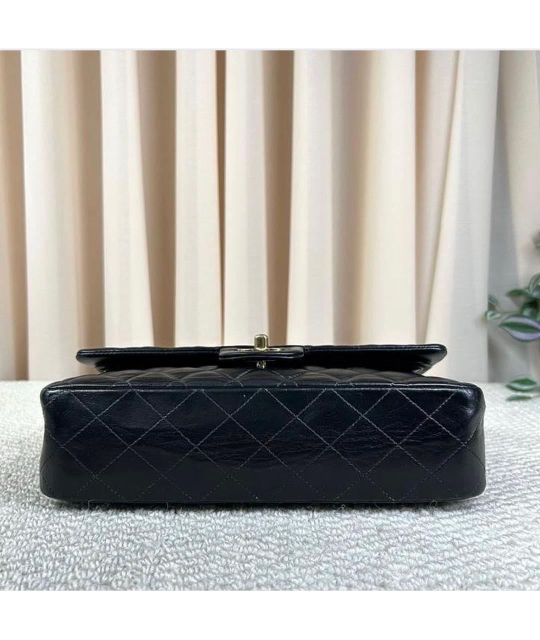 CHANEL Черная кожаная сумка через плечо, фото 4