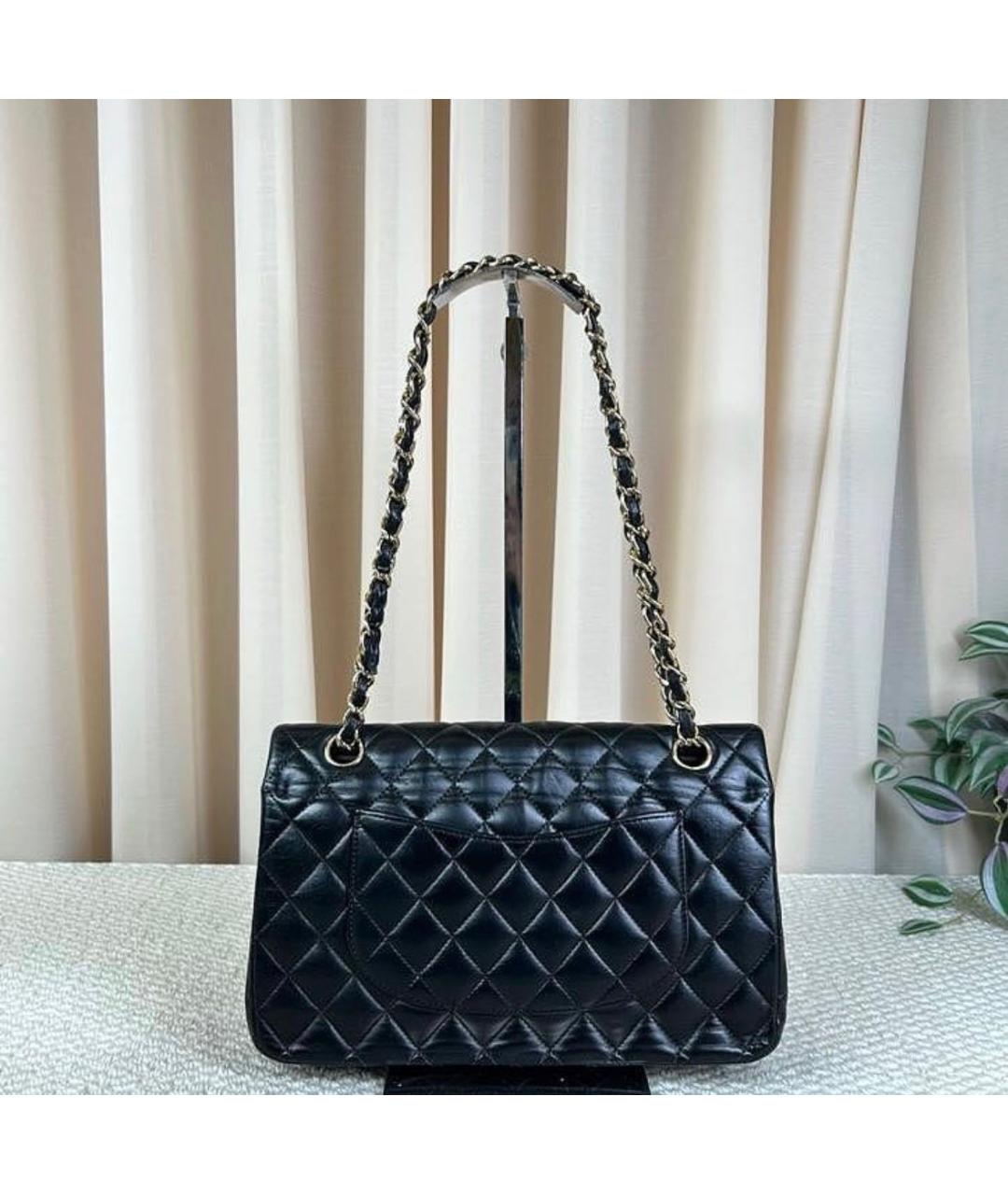 CHANEL Черная кожаная сумка через плечо, фото 2