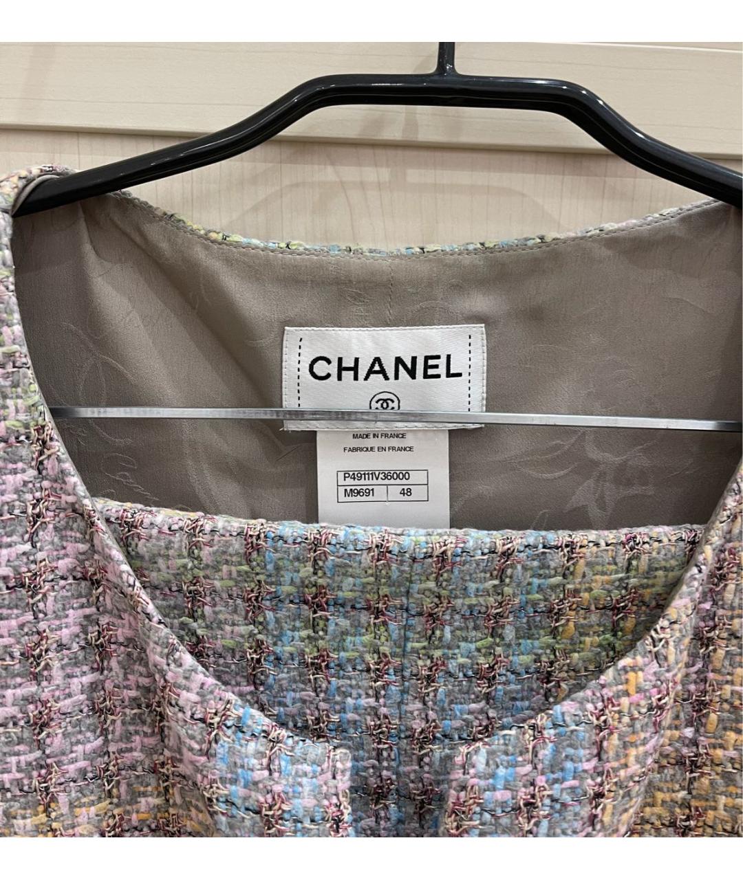 CHANEL Мульти твидовый костюм с юбками, фото 4