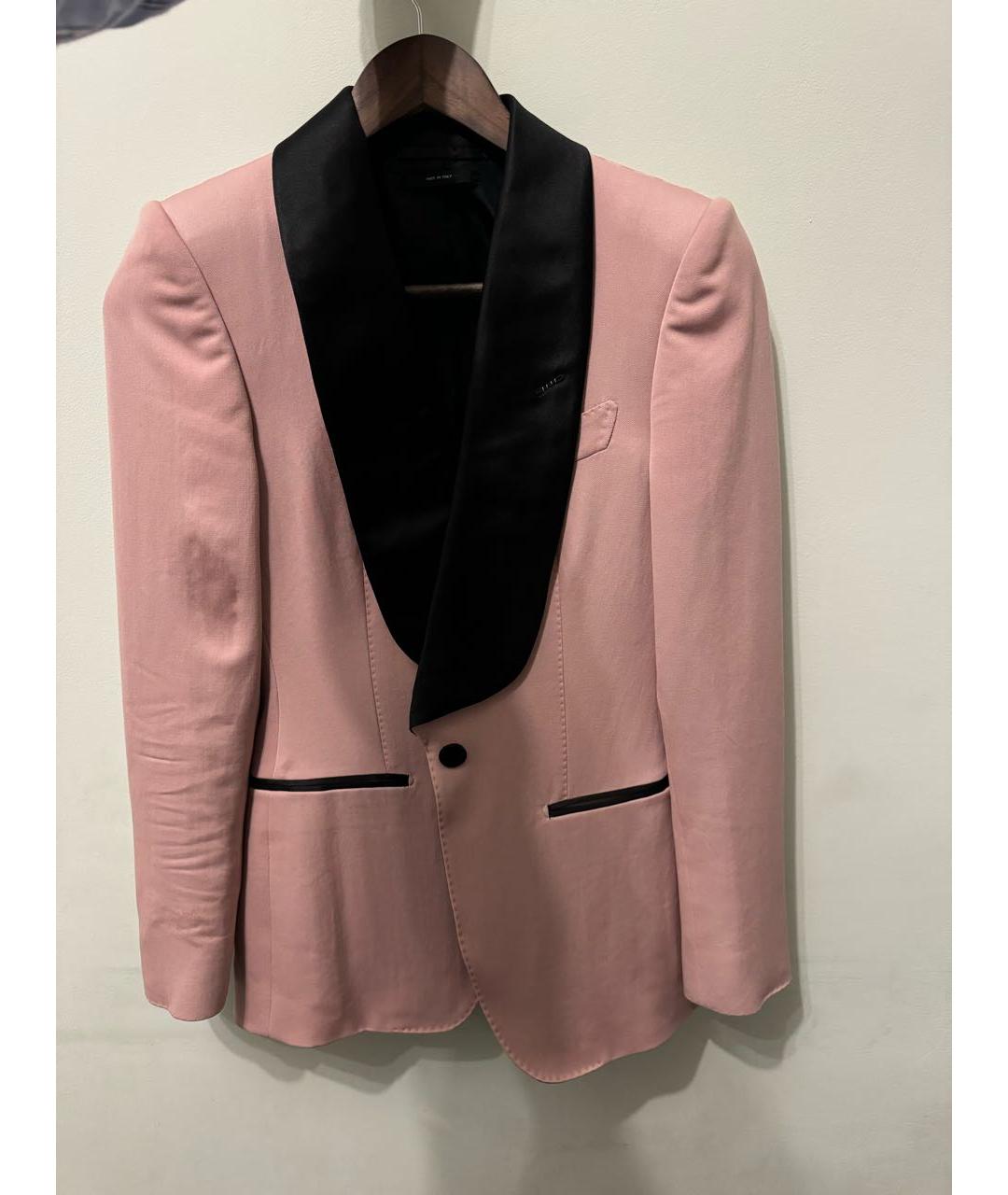 TOM FORD Розовый вискозный жакет/пиджак, фото 7