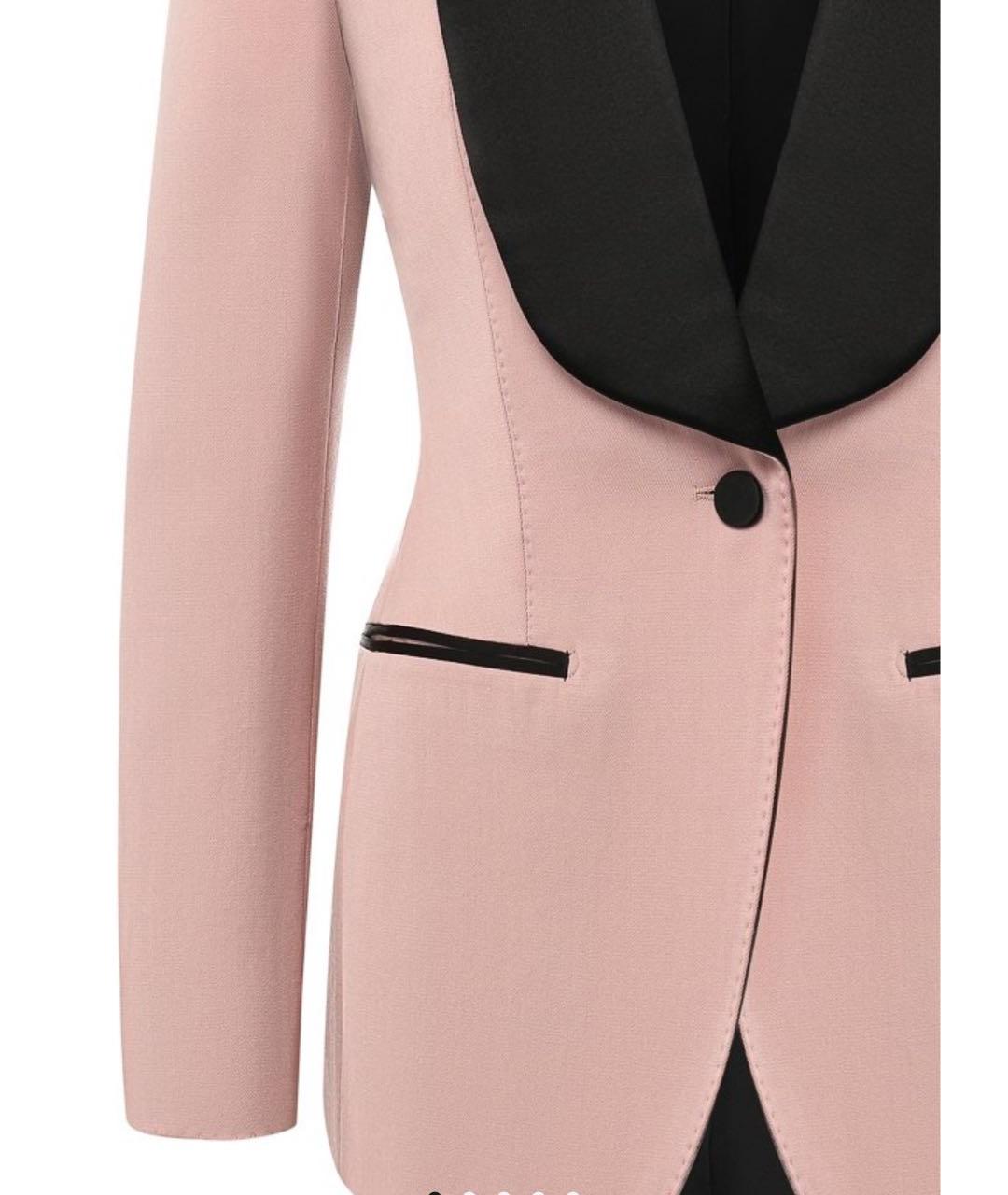 TOM FORD Розовый вискозный жакет/пиджак, фото 5