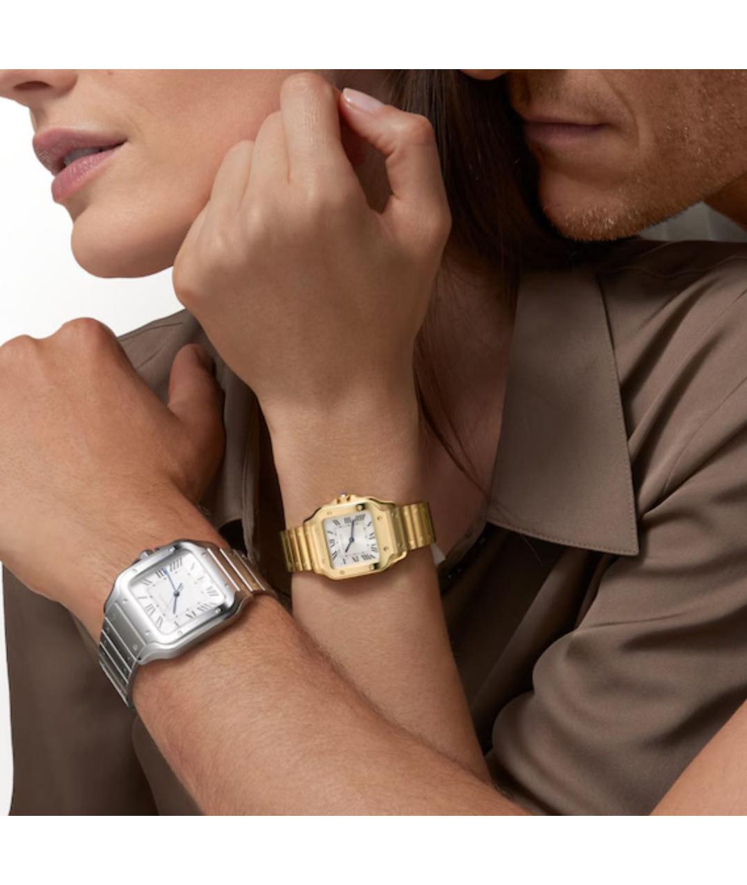 CARTIER Золотые часы из желтого золота, фото 2