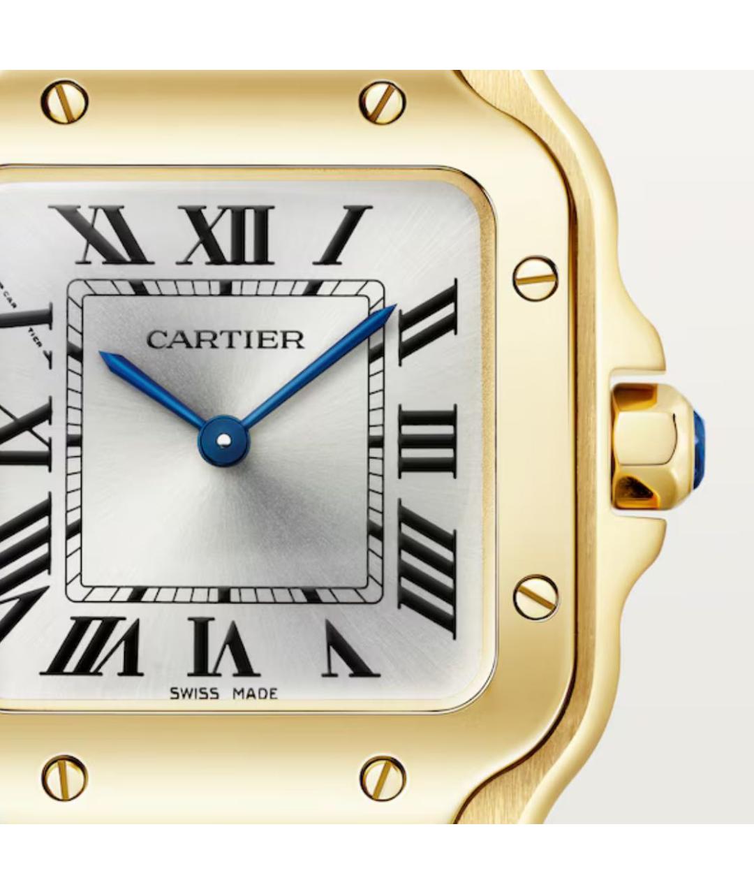 CARTIER Золотые часы из желтого золота, фото 4
