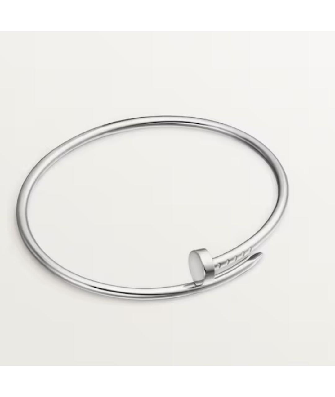 CARTIER Серебрянный браслет из белого золота, фото 7