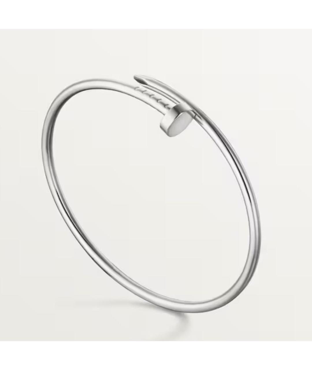 CARTIER Серебрянный браслет из белого золота, фото 2