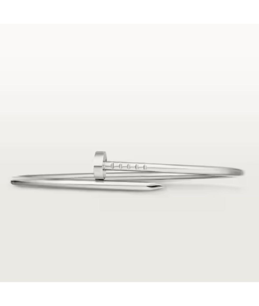 CARTIER Серебрянный браслет из белого золота, фото 5