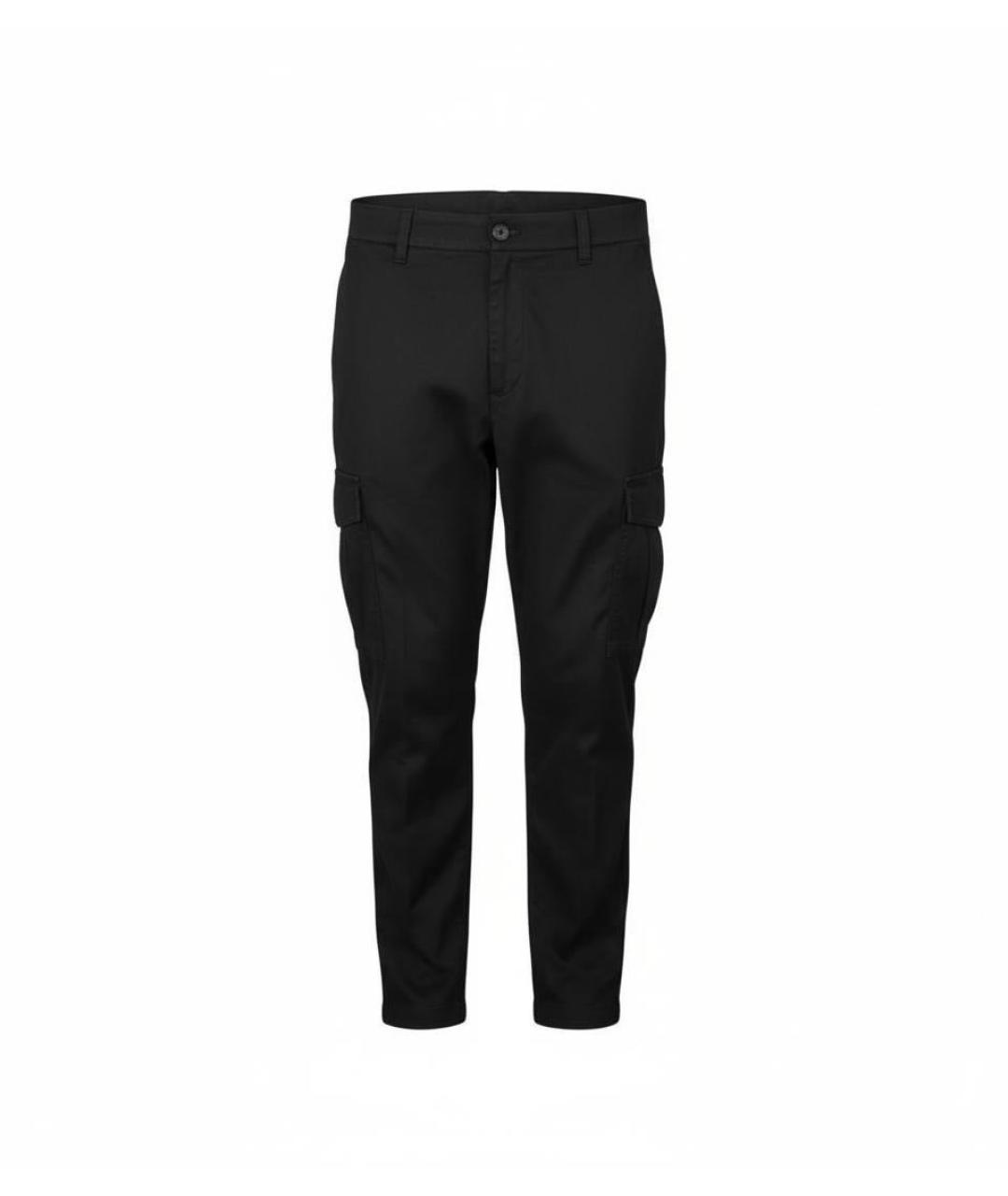 ELEVENTY Черные хлопковые повседневные брюки, фото 5