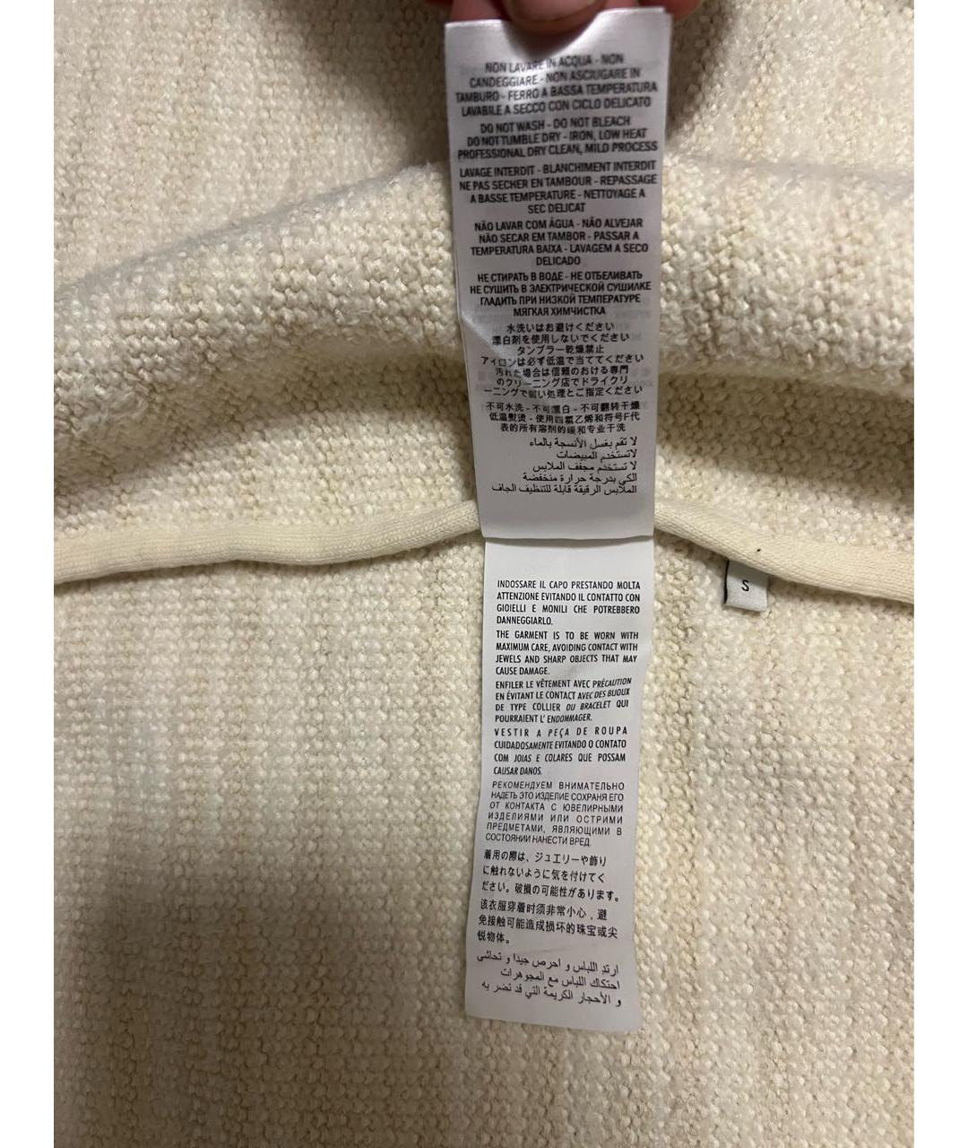 GUCCI Бежевый шерстяной кардиган, фото 8