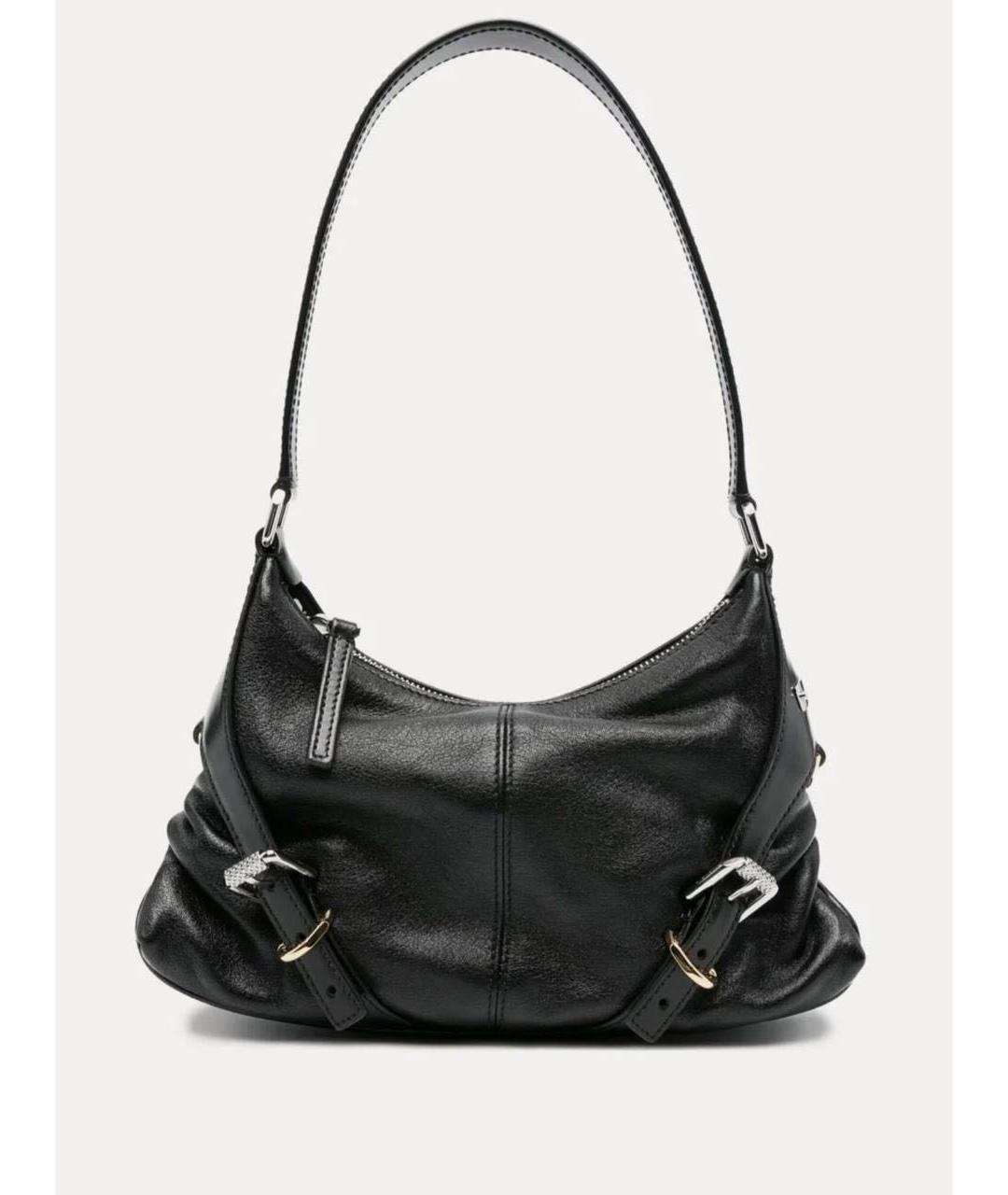 GIVENCHY Черная кожаная сумка через плечо, фото 7