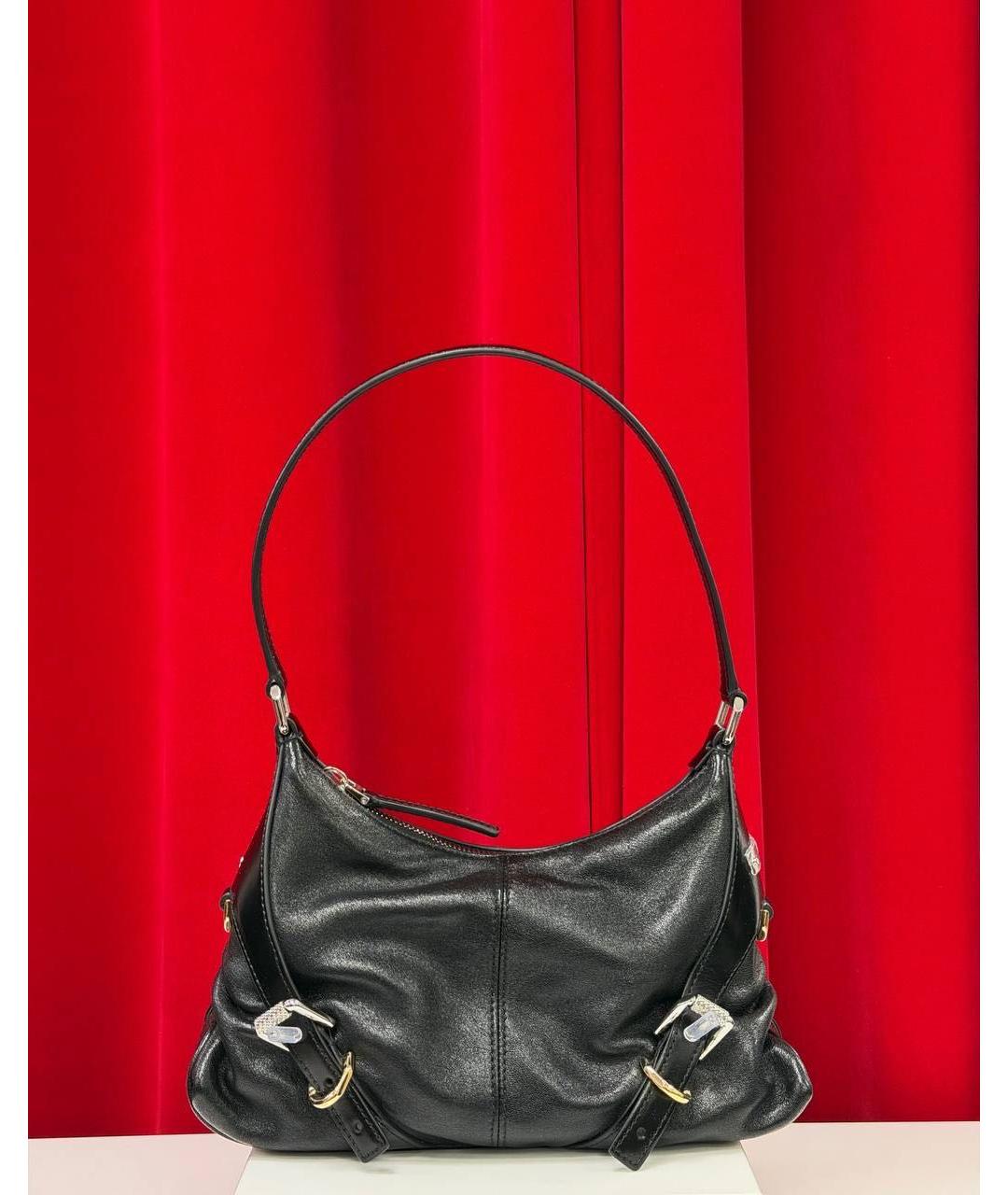 GIVENCHY Черная кожаная сумка через плечо, фото 5