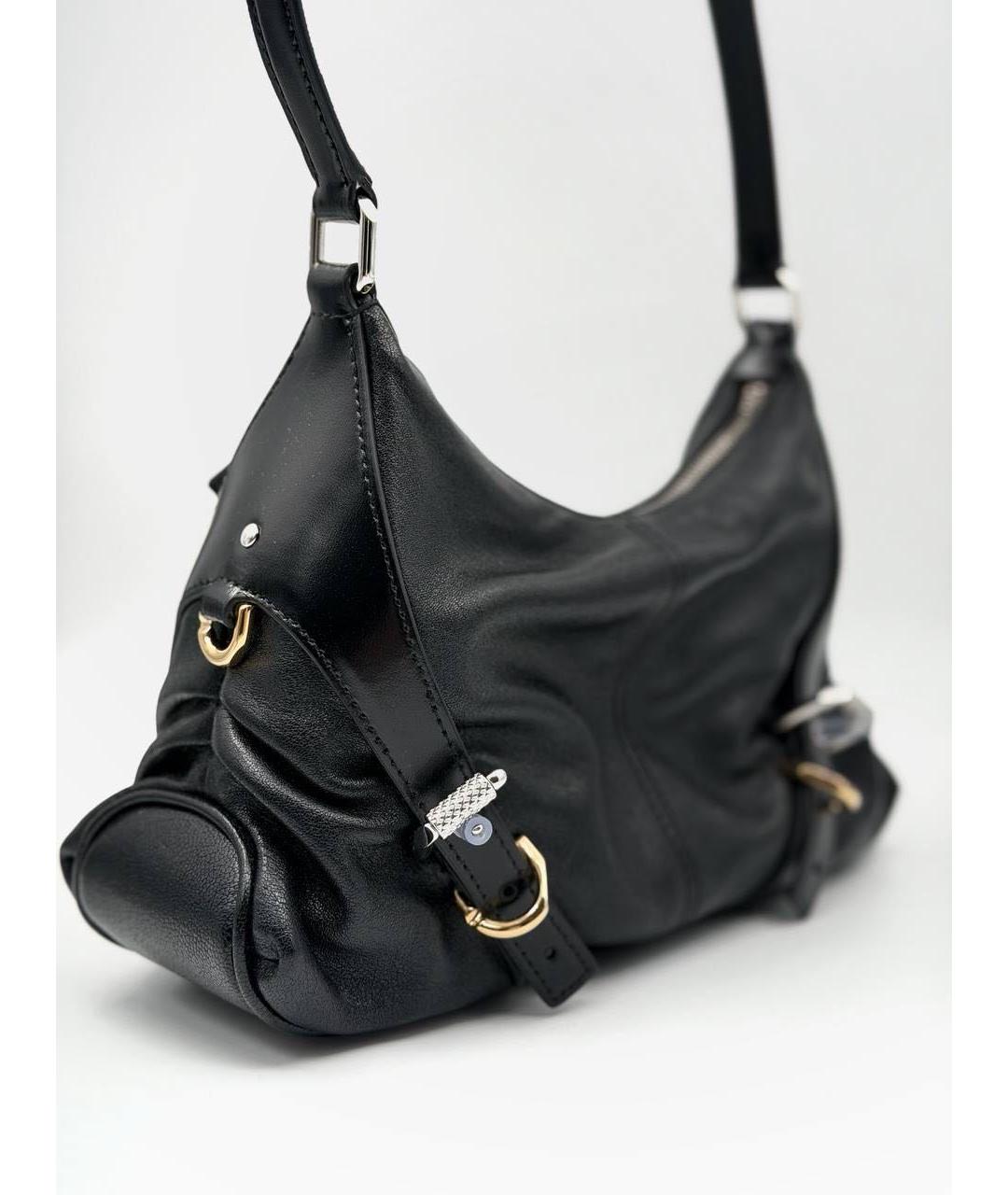 GIVENCHY Черная кожаная сумка через плечо, фото 3