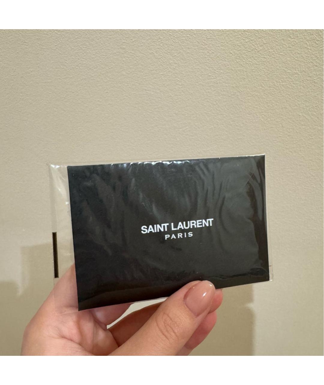 SAINT LAURENT Бордовая кожаная сумка через плечо, фото 5