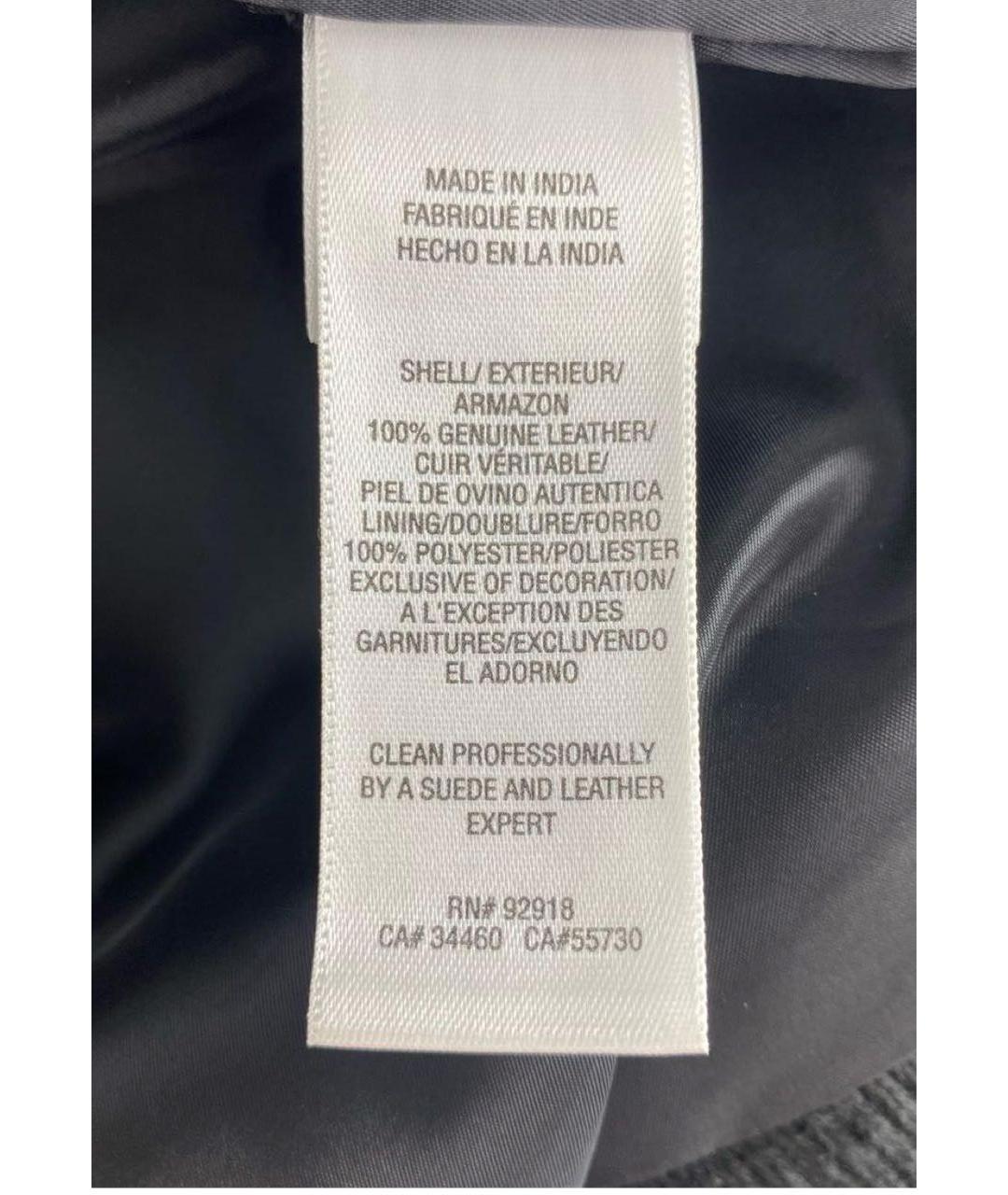 JUICY COUTURE Черная кожаная куртка, фото 6