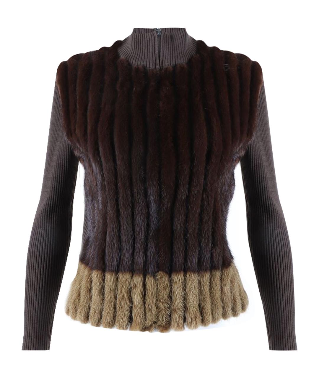 PRADA Коричневый кардиган, фото 1