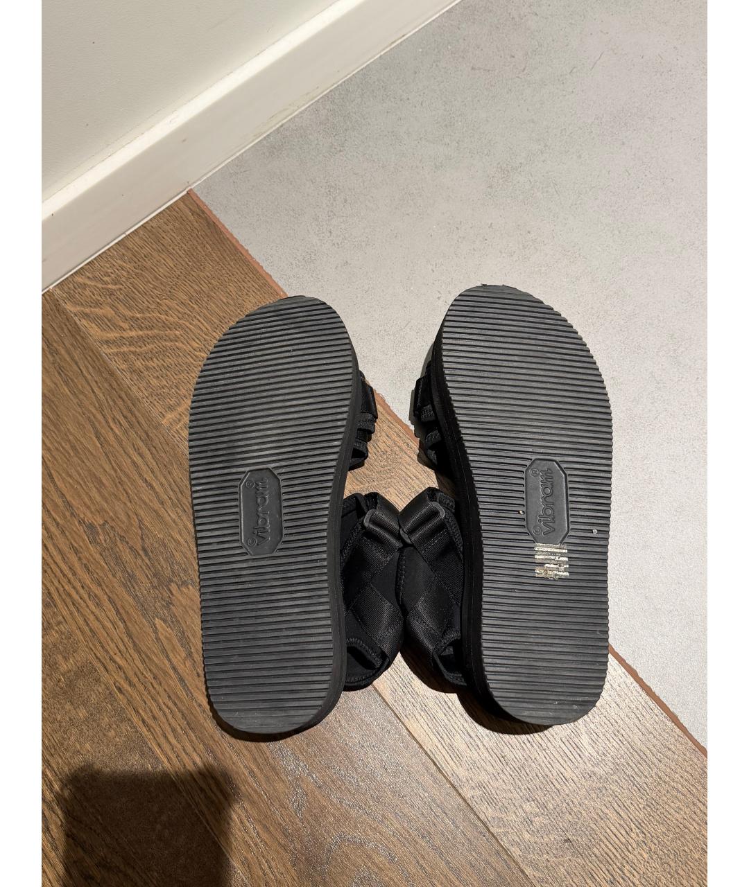 SUICOKE Черные сандалии, фото 5