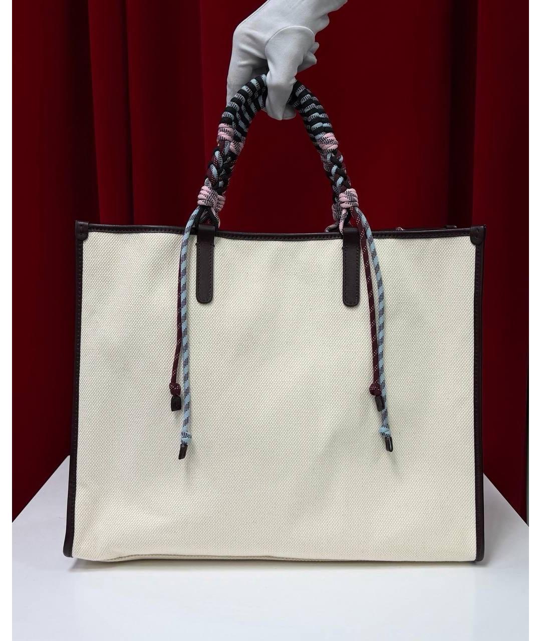 ETRO Белая сумка тоут, фото 7