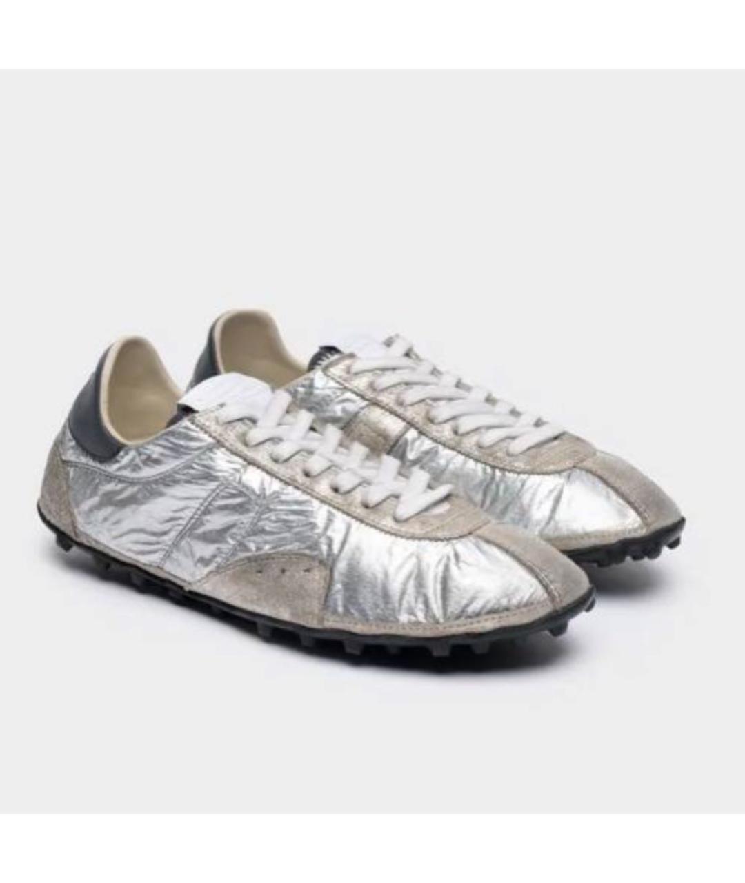 MAISON MARGIELA Серебряные кеды, фото 7