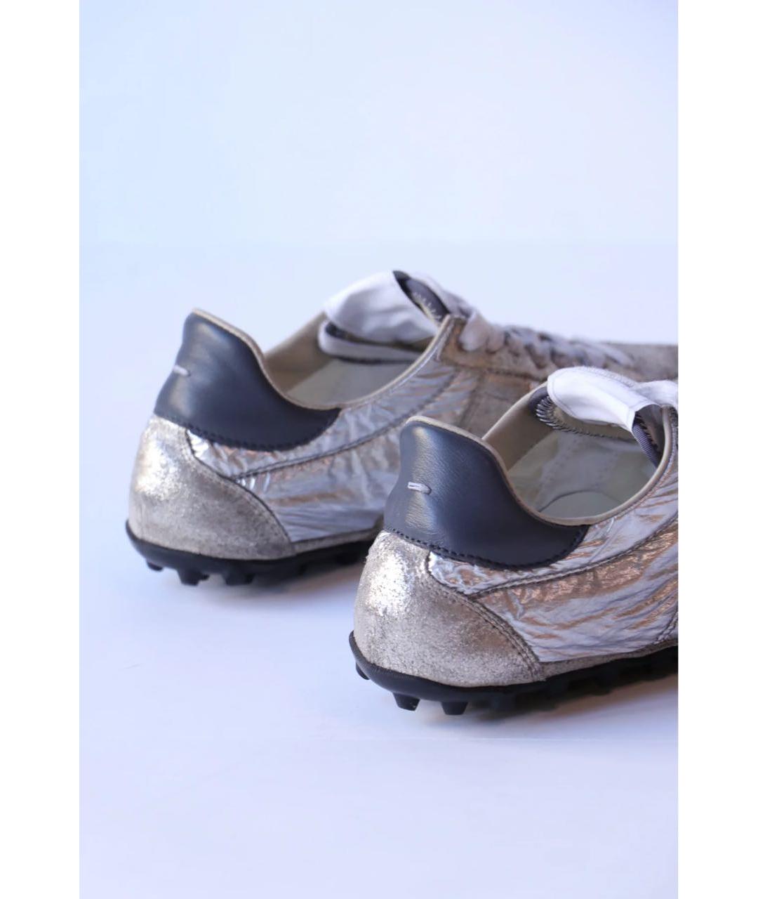 MAISON MARGIELA Серебряные кеды, фото 2