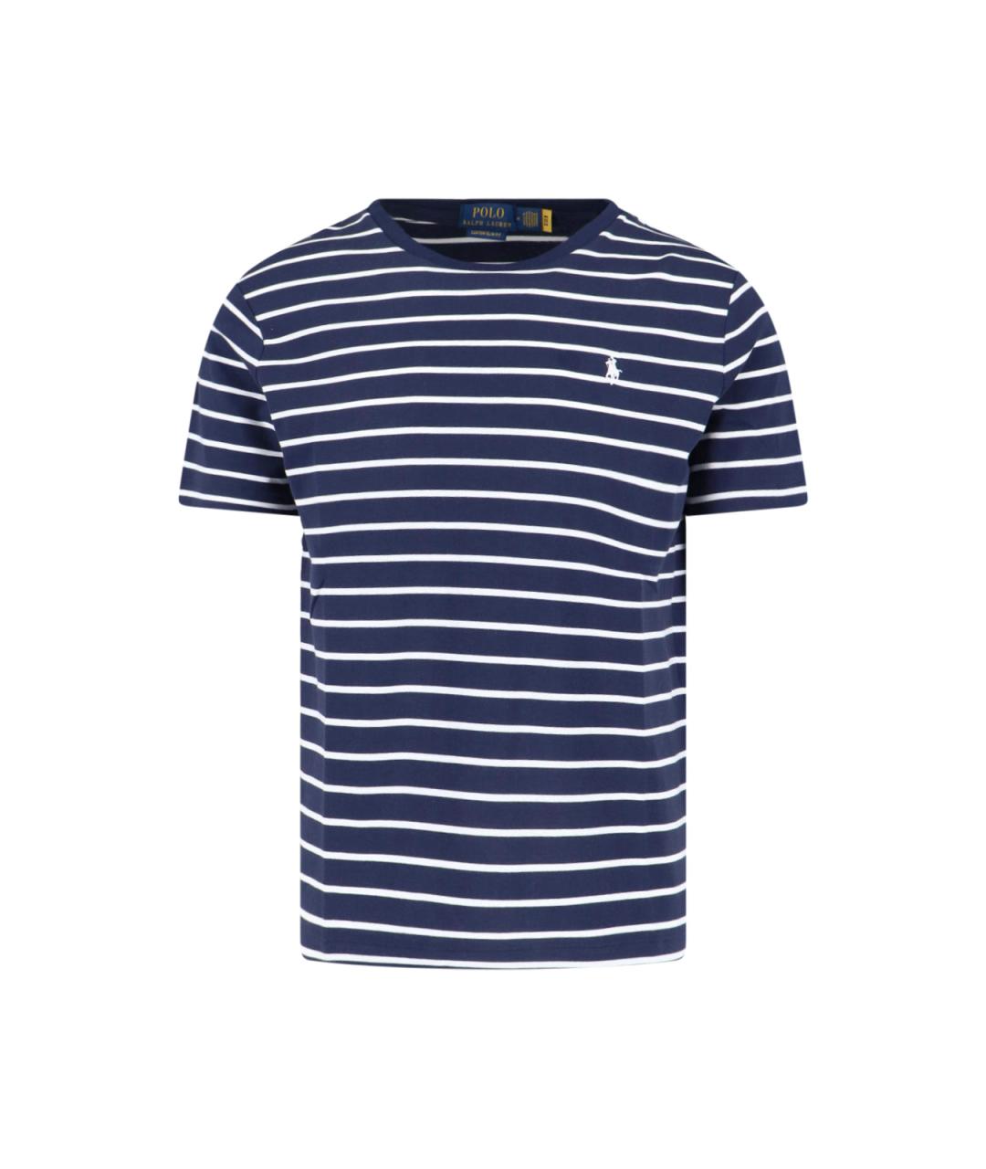 POLO RALPH LAUREN Синяя хлопковая футболка, фото 1