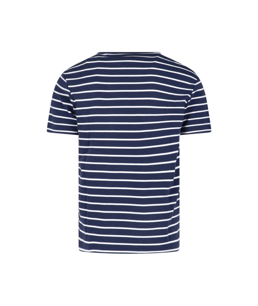 POLO RALPH LAUREN Синяя хлопковая футболка, фото 2