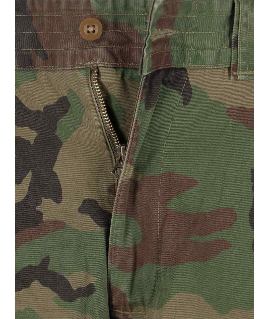 POLO RALPH LAUREN Зеленые хлопковые шорты, фото 5