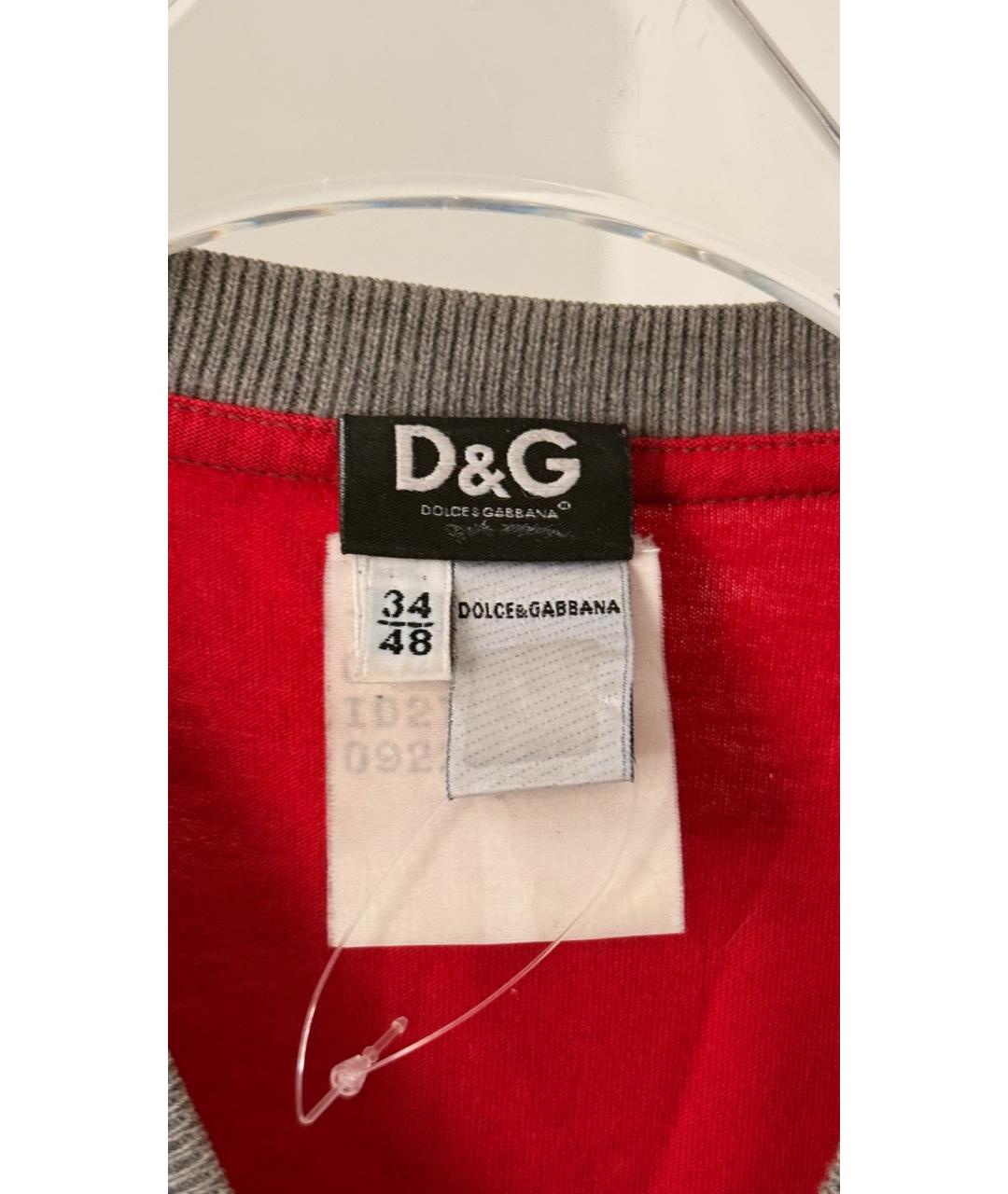 DOLCE&GABBANA Мульти хлопковая футболка, фото 3