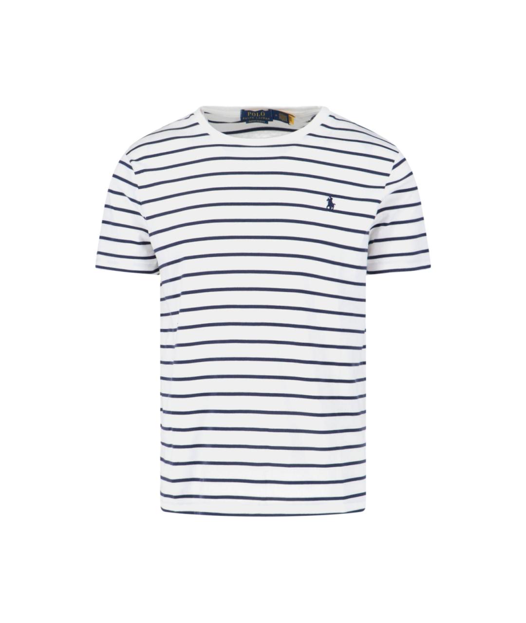 POLO RALPH LAUREN Белая хлопковая футболка, фото 1