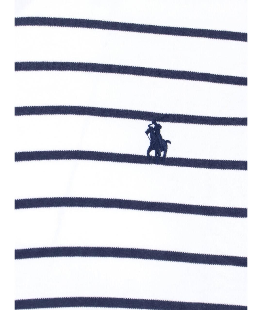 POLO RALPH LAUREN Белая хлопковая футболка, фото 3