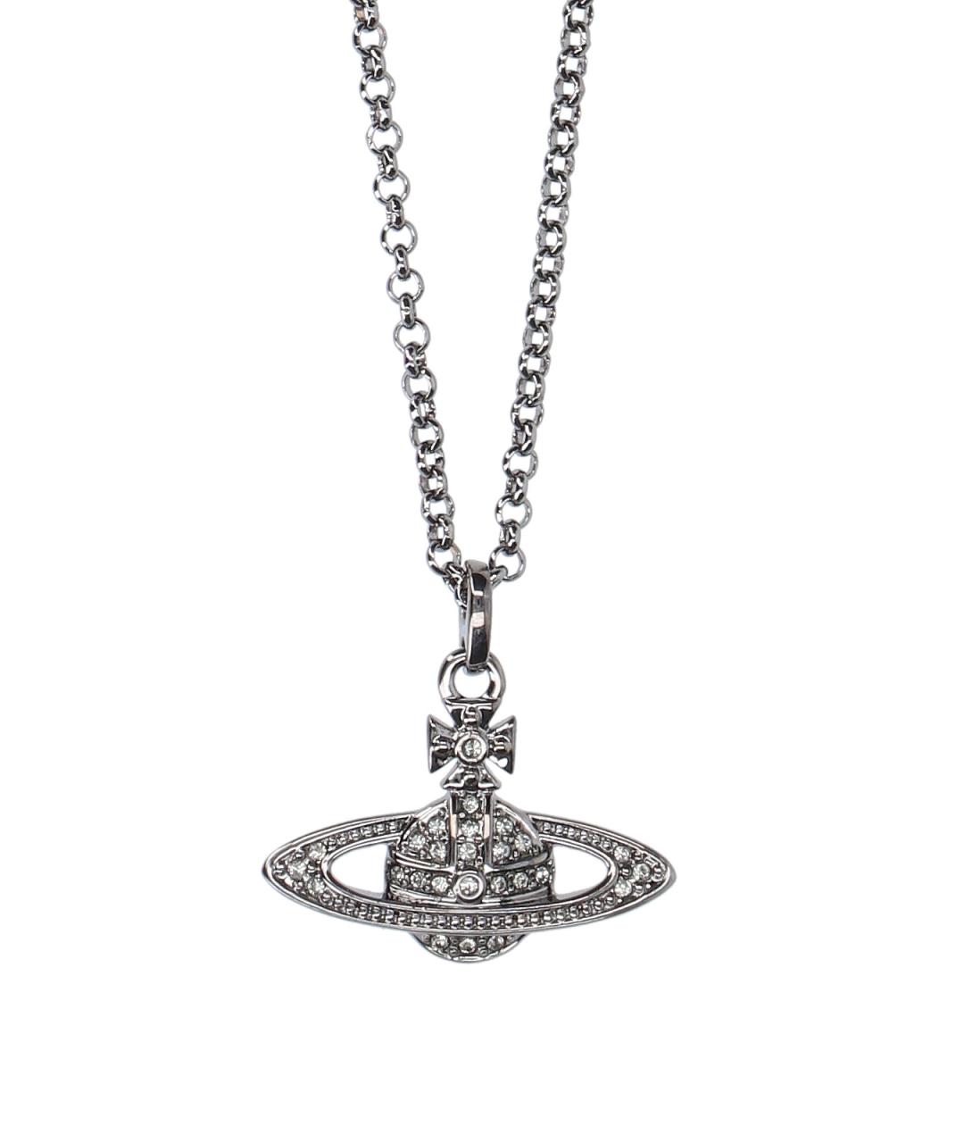 VIVIENNE WESTWOOD Серебряное металлическое колье, фото 3