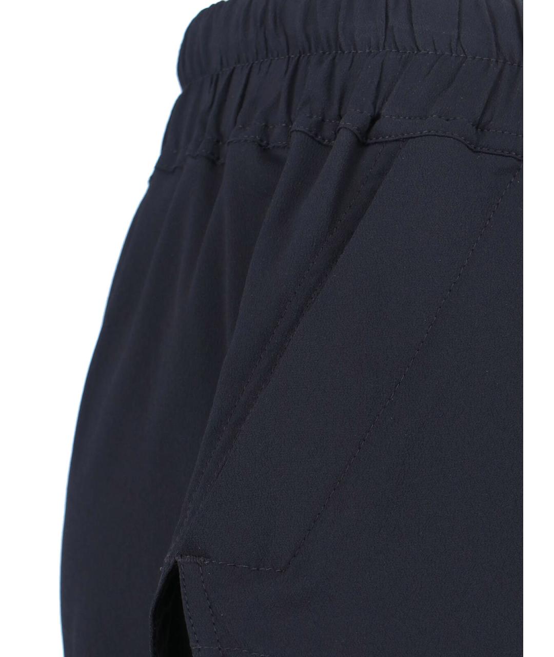 RICK OWENS Черные ацетатные шорты, фото 4