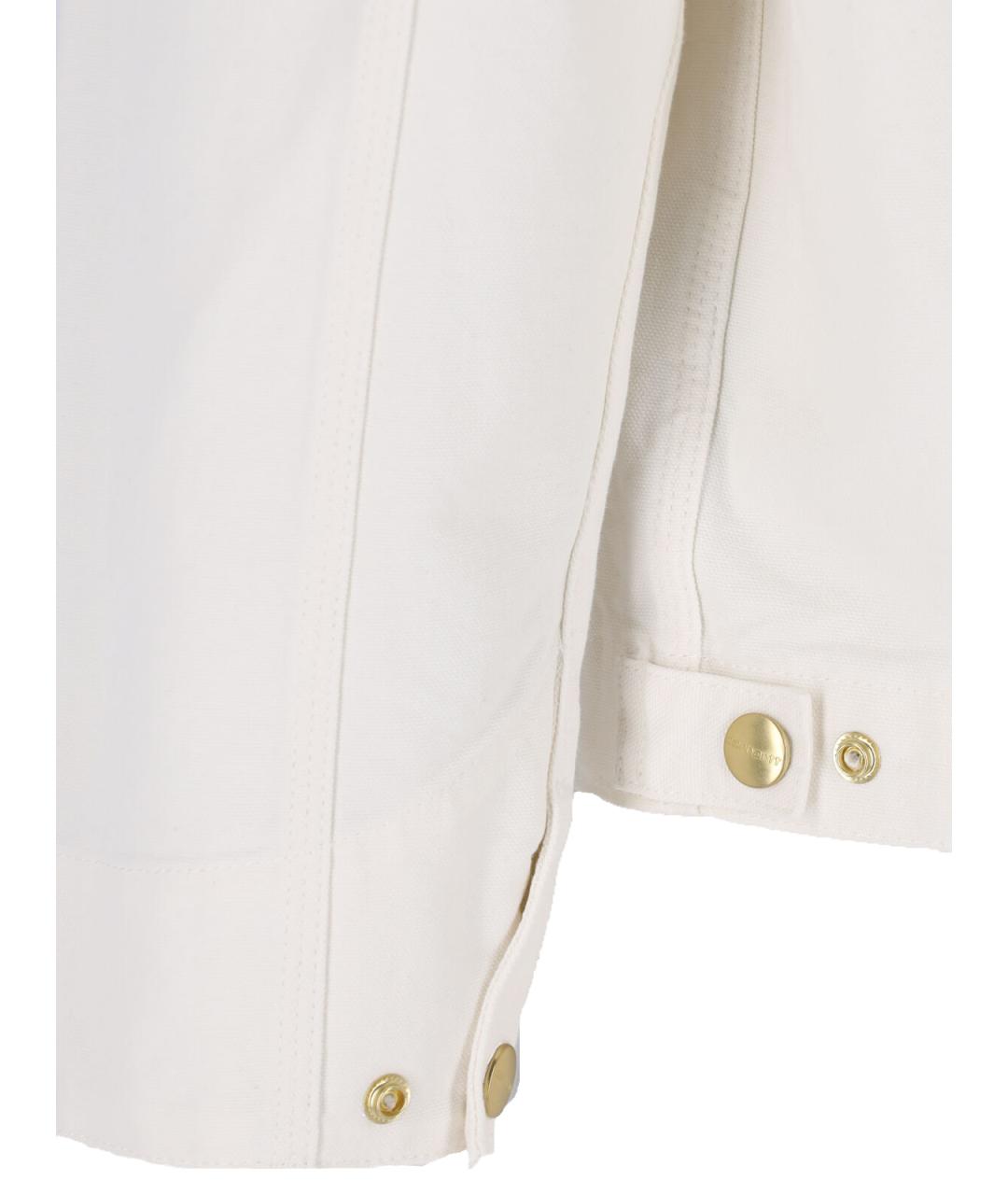 CARHARTT WIP Белая хлопковая куртка, фото 3