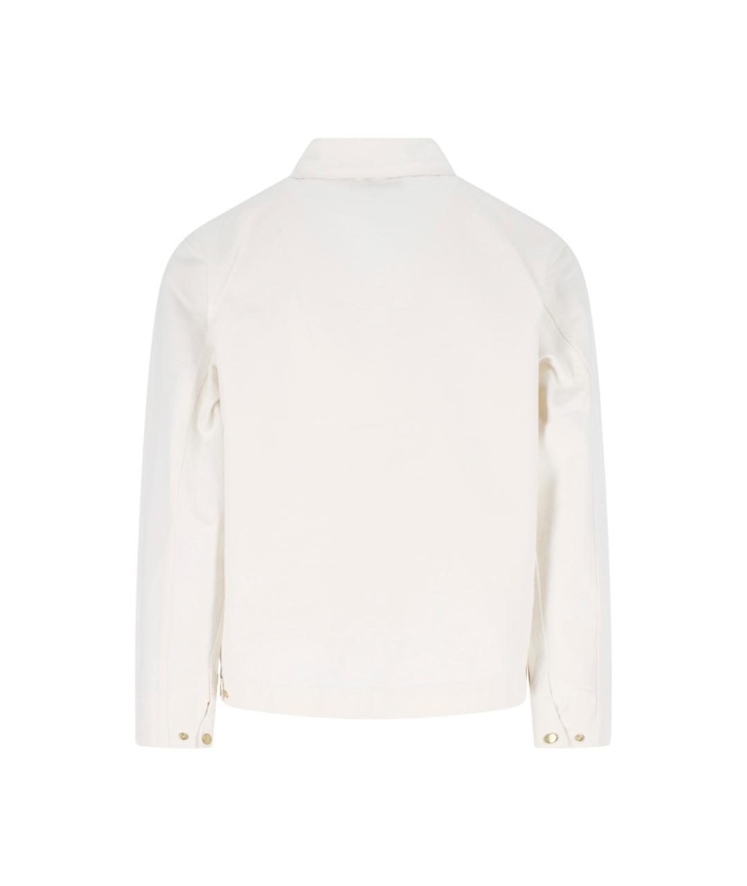 CARHARTT WIP Белая хлопковая куртка, фото 2