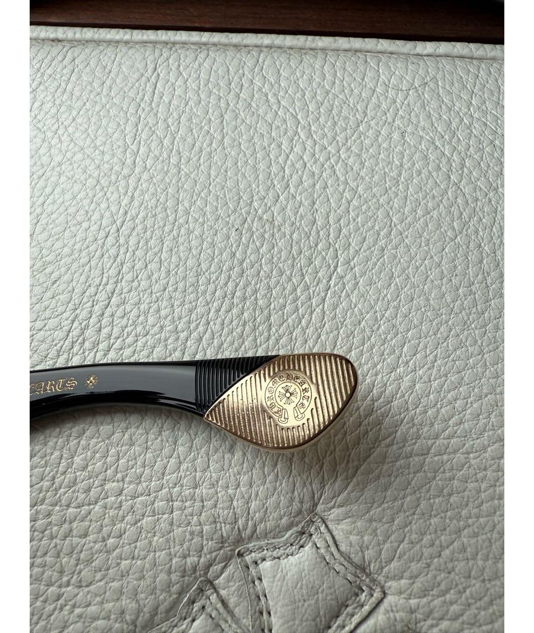 CHROME HEARTS Черные пластиковые солнцезащитные очки, фото 8