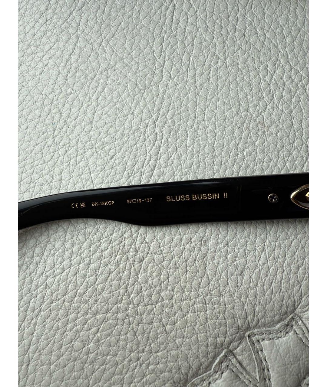 CHROME HEARTS Черные пластиковые солнцезащитные очки, фото 6